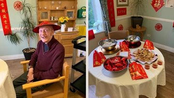 Celebrating National China Day at West Midlands care home